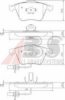 AUDI 4E0698151F Brake Pad Set, disc brake